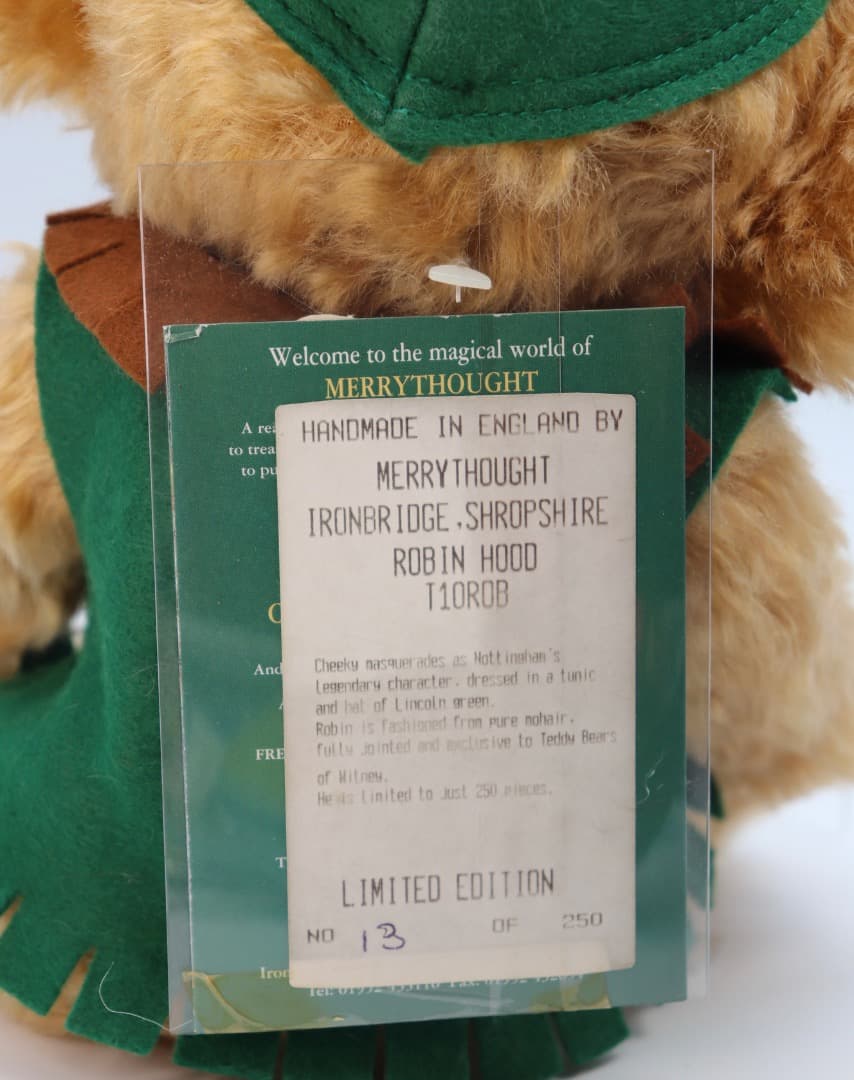 ロビン・フッド・チーキー Merrythought 緑色衣装 約27cm