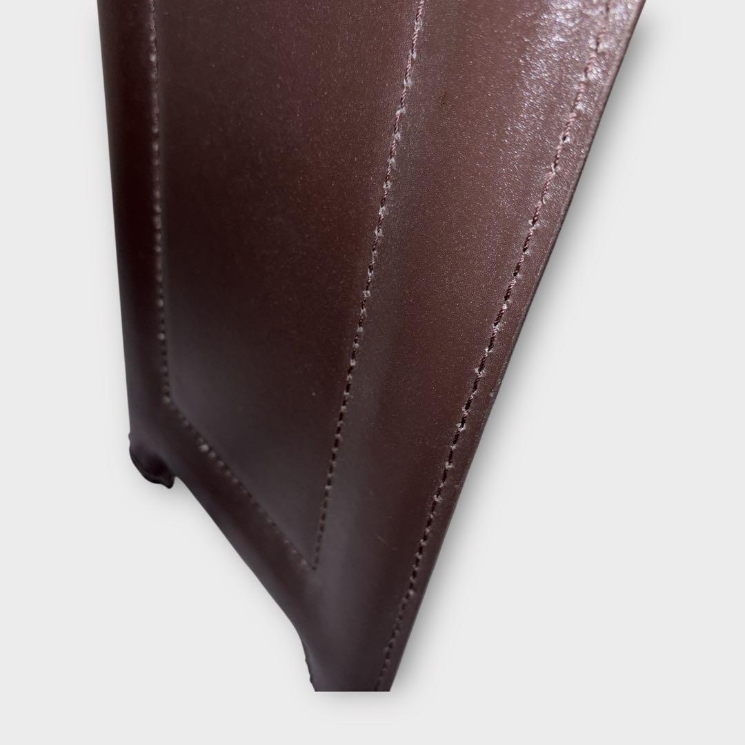 【美品】大塚家具 椅子 8391本革 ハイバックチェア 2脚セット ブラウン