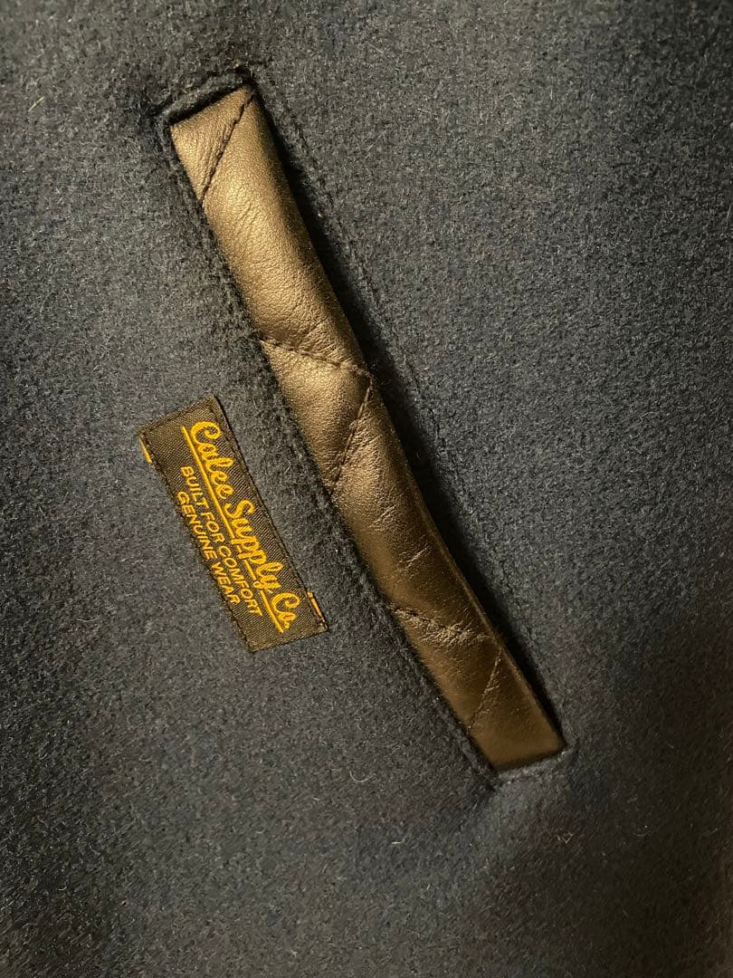 ま*ー様 [極上美品] CALEE キャリー　ファラオ ジャケット 袖レザー ス