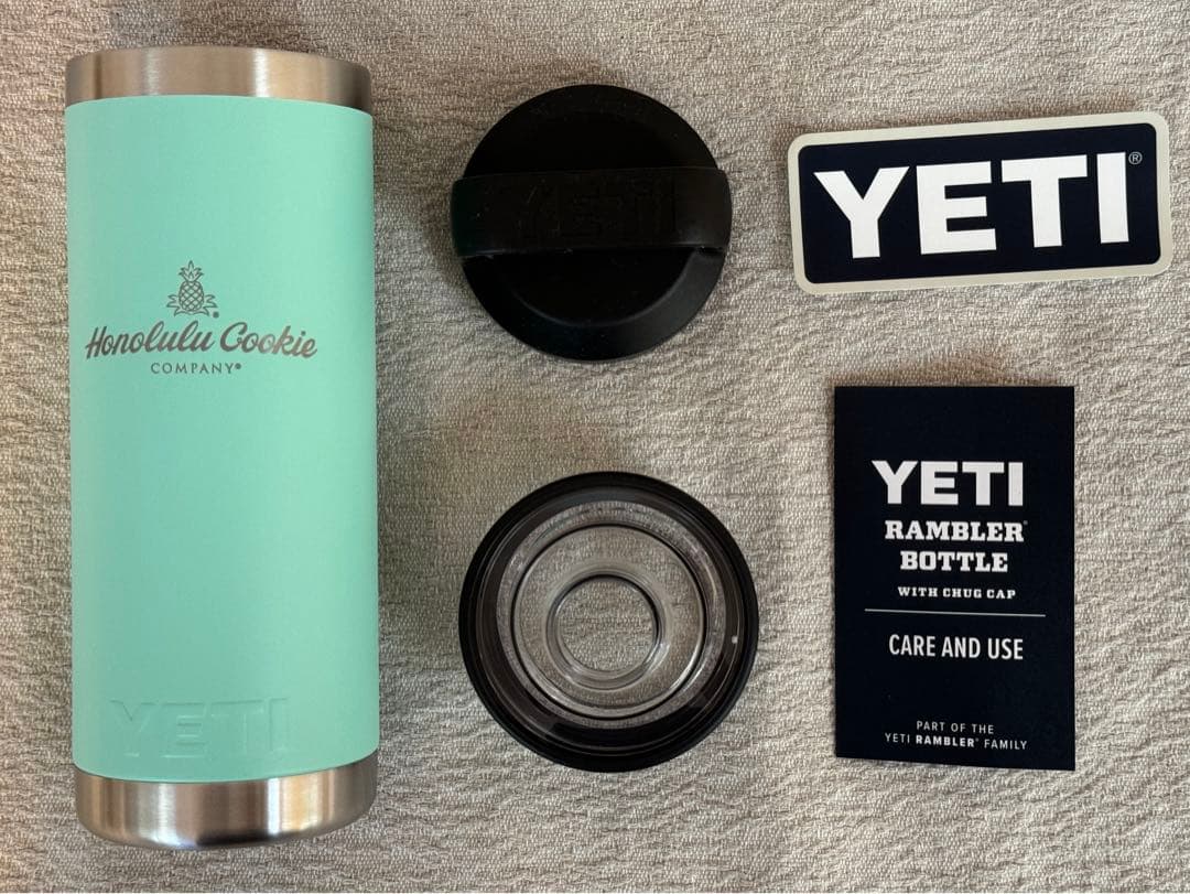 YETI×ホノルルクッキーカンパニー25周年記念タンブラー バック付き