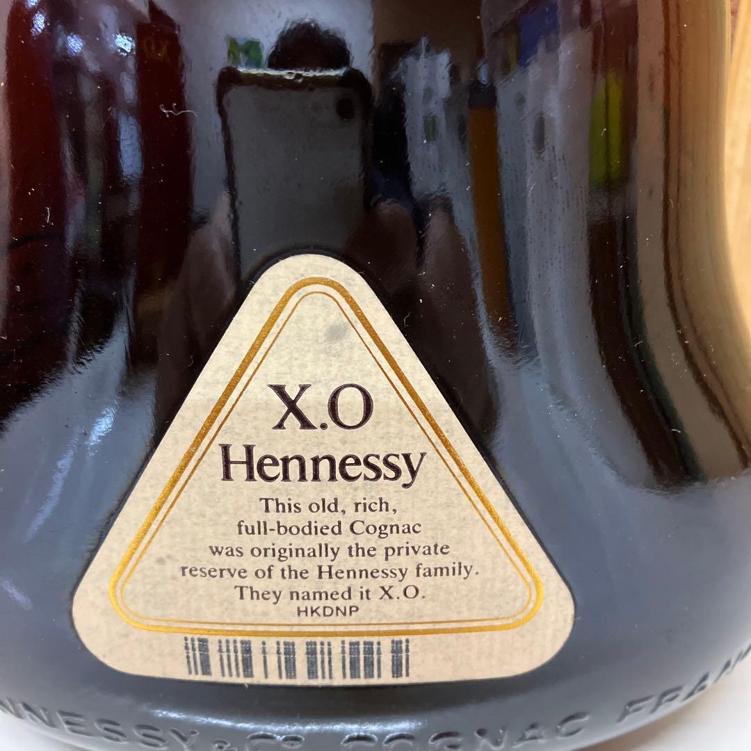 ES041【未開栓】　ヘネシー Hennessy X.O グリーンボトル 金