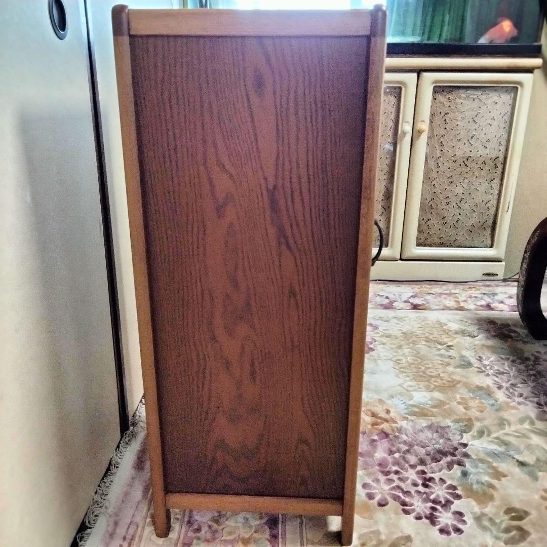 アケボノ工芸　キャビネット 飾り台 電話台 曙工芸製作所 ナラ？オーク？