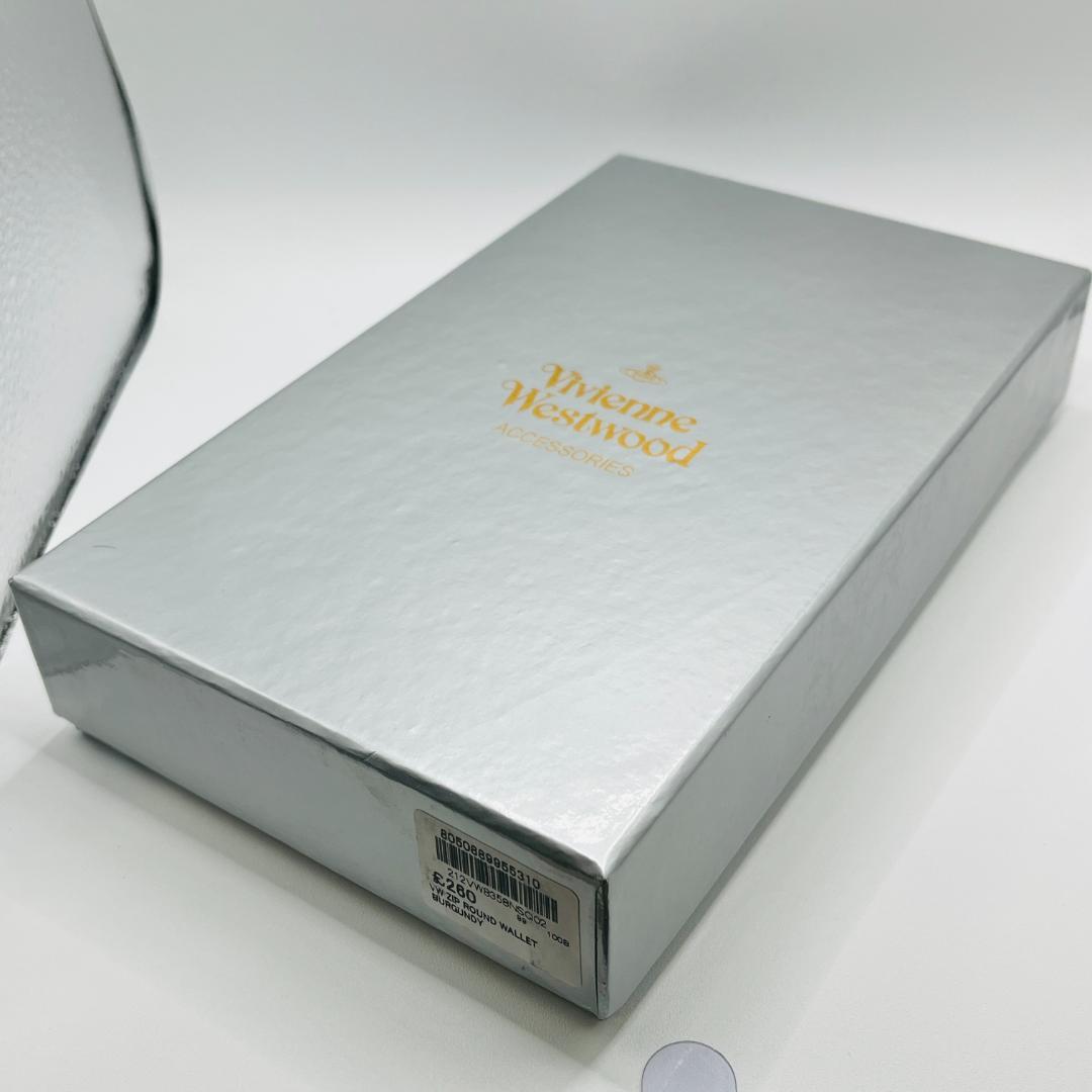 未使用 Vivienne Westwood 長財布 赤 型押し エナメル 人気