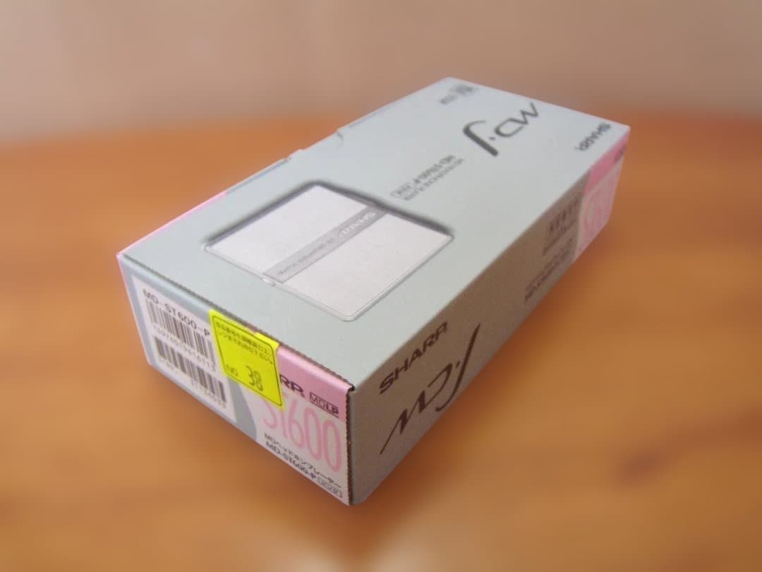 希少・新品・未使用 SHARP MD-ST600-P ポータブルMDプレーヤー