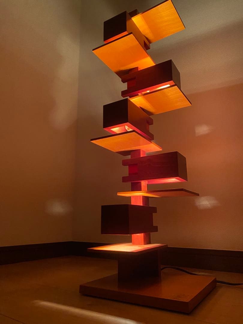 【ヤマギワ　正規品】　フランクロイドライト　タリアセン3 チェリー