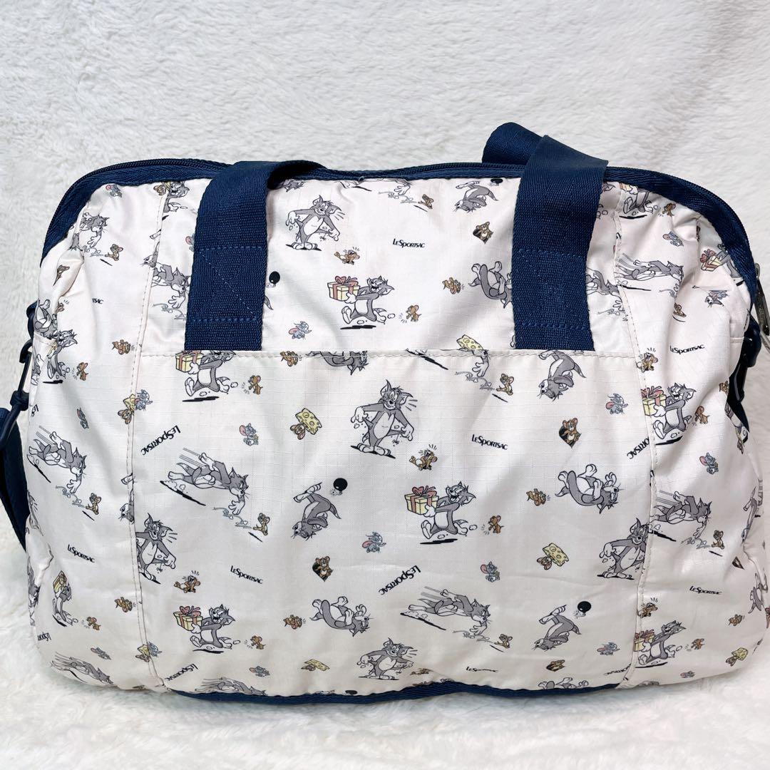 【超希少】LeSportsac トムとジェリー コラボ ボストンバッグ 大容量