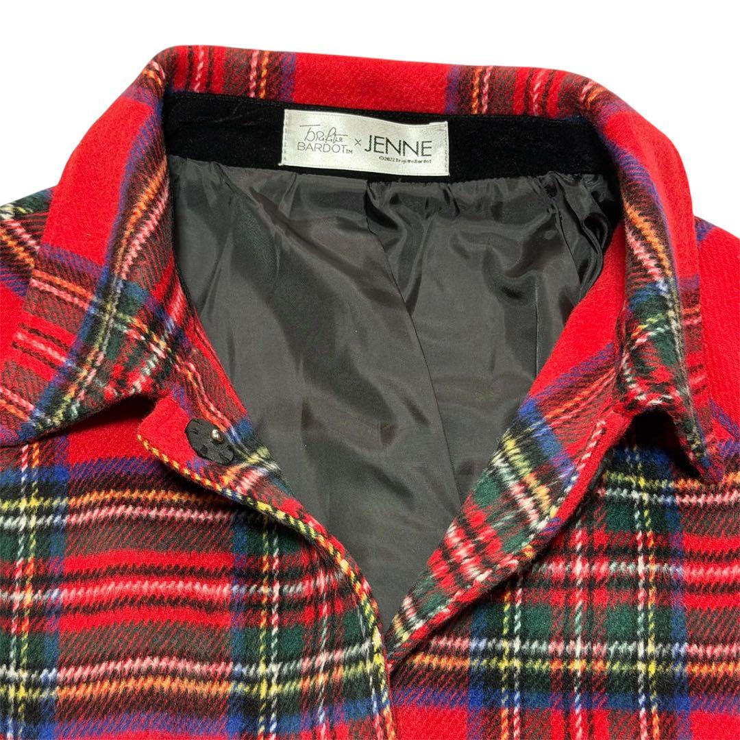 JENNE x Brigitte Bardotポンチョ風ケープコート