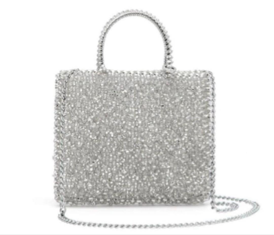 ANTE PRIMA アンテプリマ　ワイヤーバッグ　シルバ ー　ミニアトゥーラ