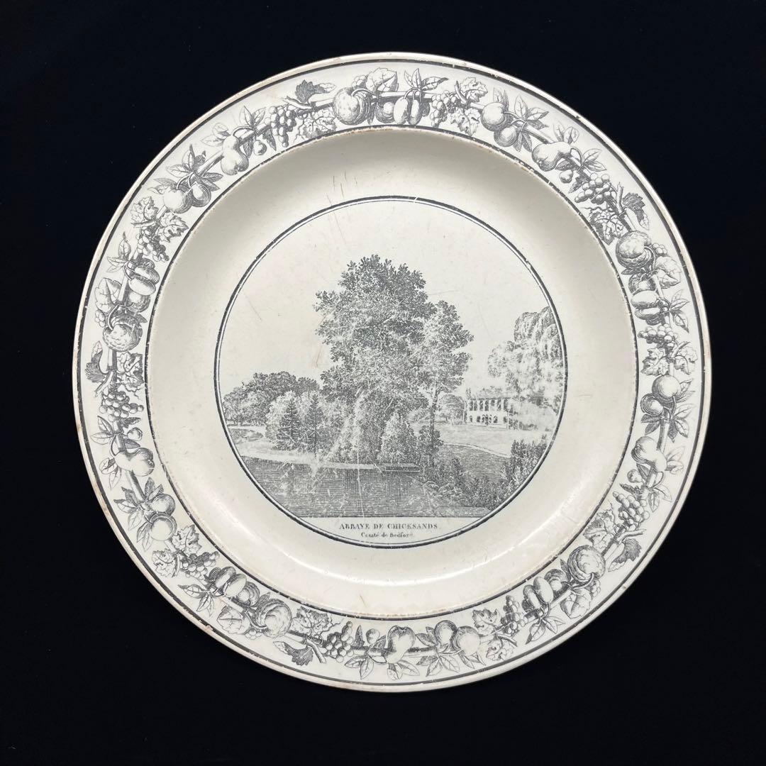 フランスアンティーク皿　クレイユStoneCoquerel et Le Gros