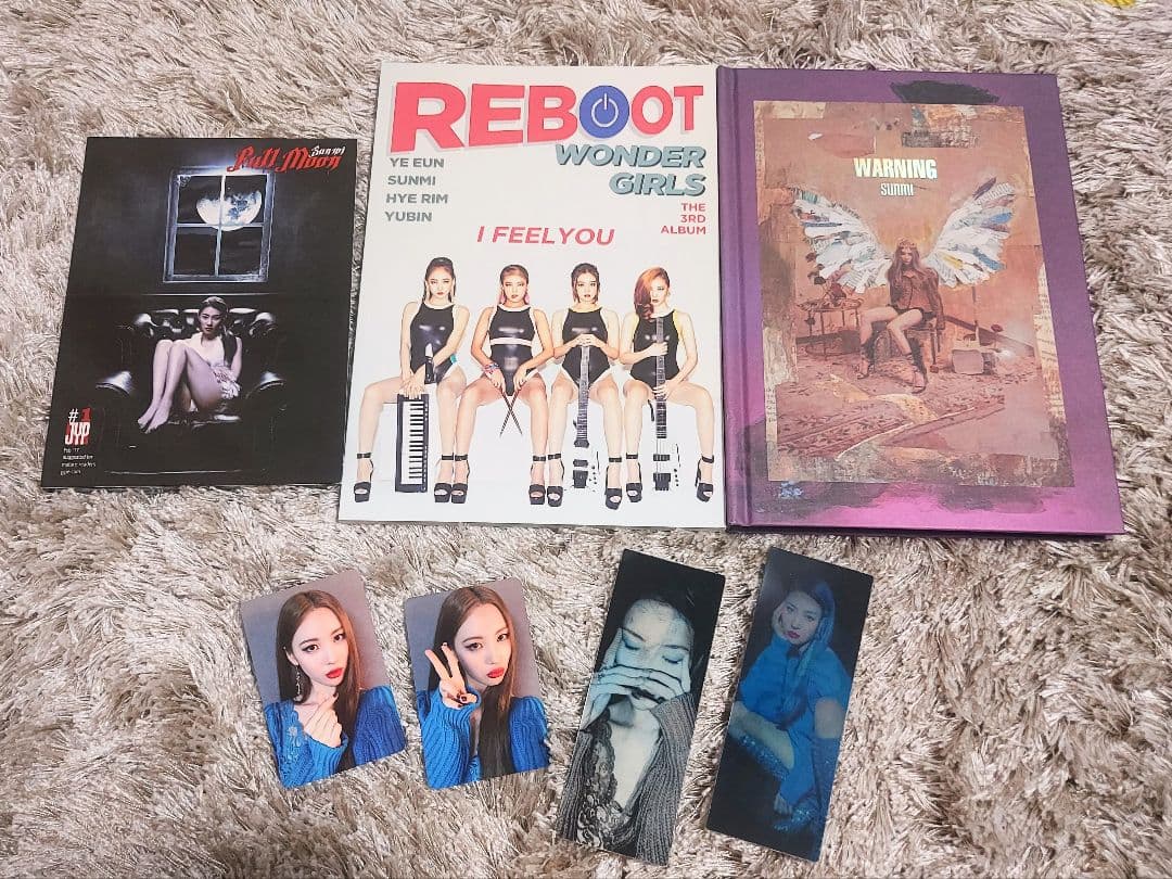 WonderGirls　SUNMI　CD　DVD　フォトカード　16枚まとめ売り