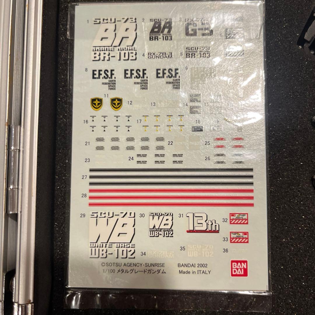 ガンダム メタルグレードRX-78 LGRADE RX-78 初回生産