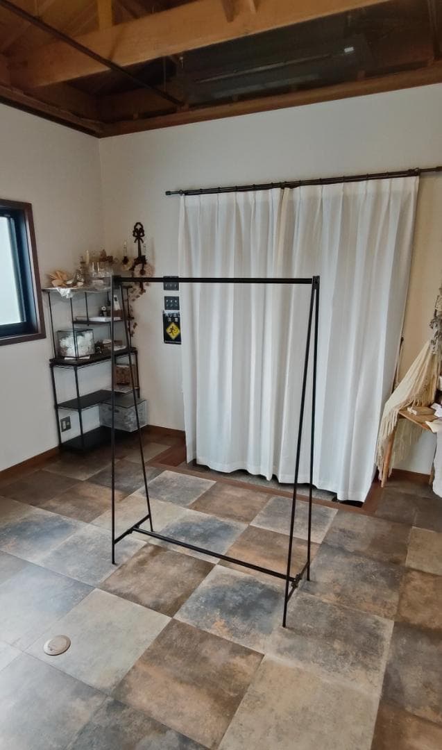 ２台セット　ハンガーラック アイアン 店舗什器 展示　仕入れ　スチール