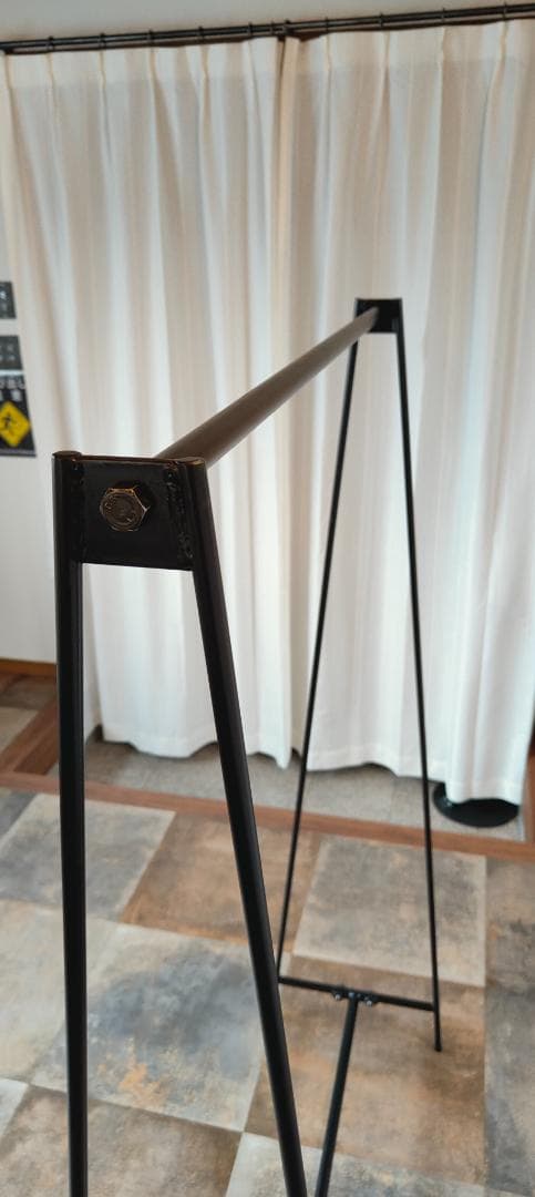 ２台セット　ハンガーラック アイアン 店舗什器 展示　仕入れ　スチール