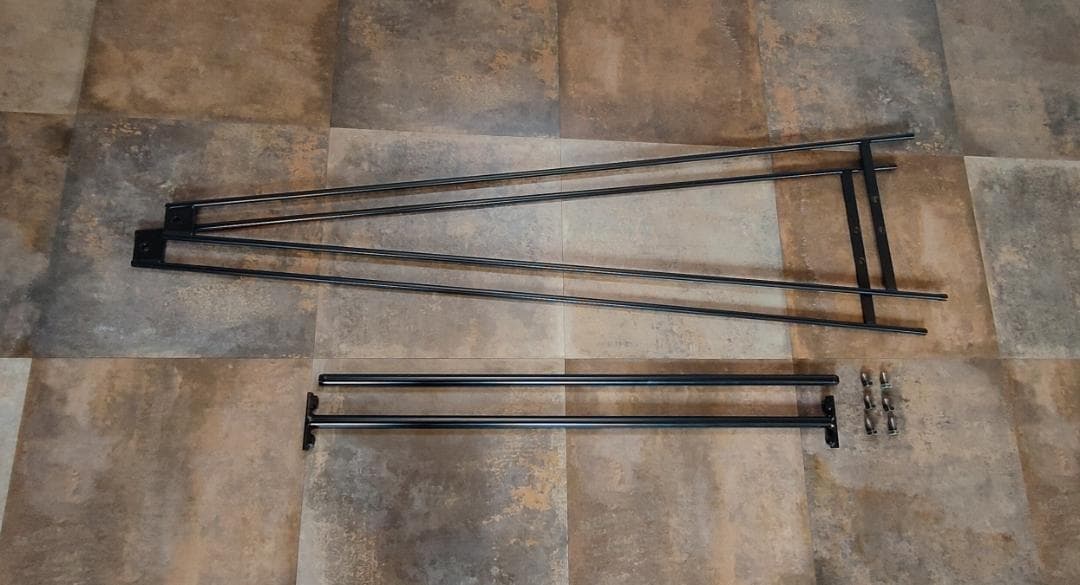 ２台セット　ハンガーラック アイアン 店舗什器 展示　仕入れ　スチール