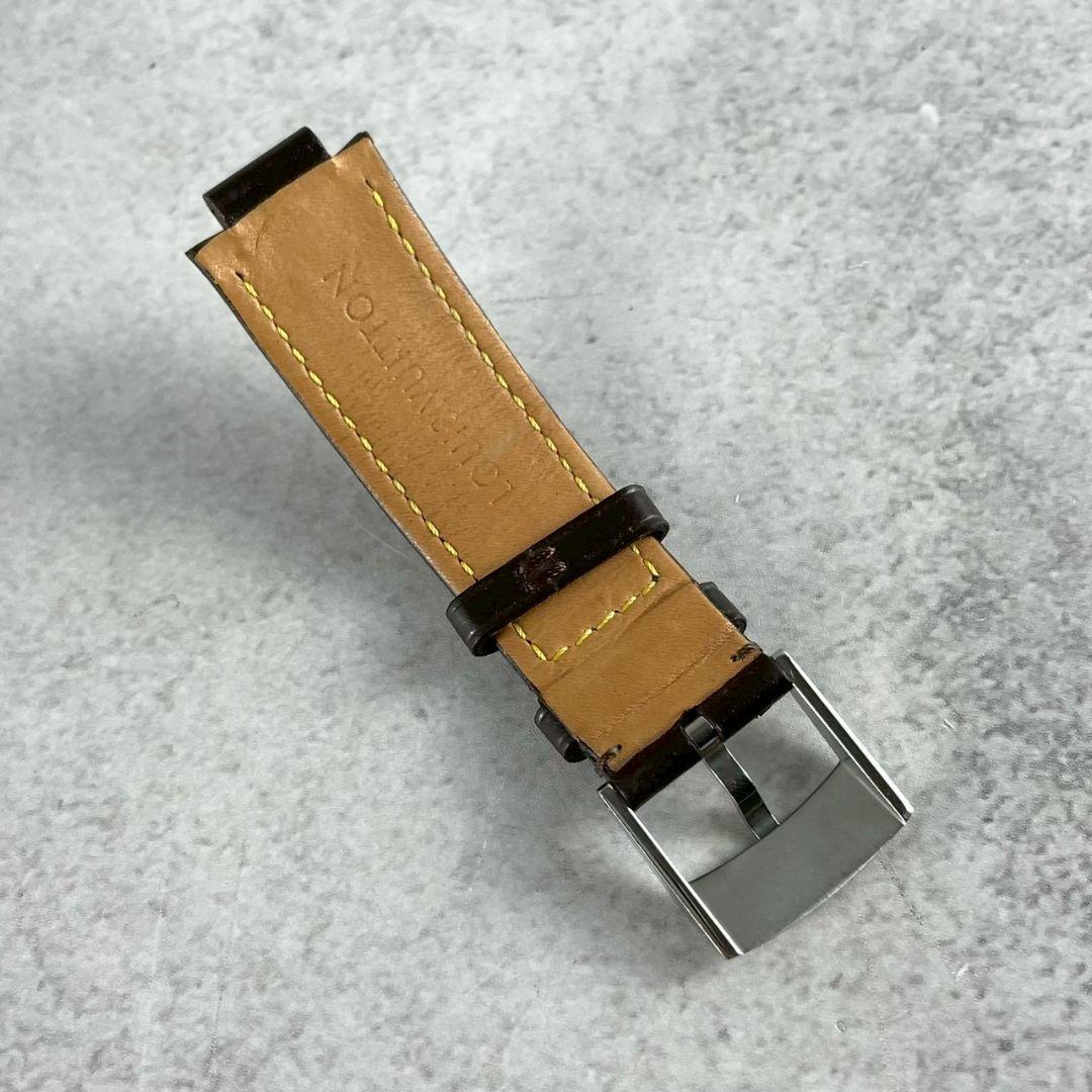 ルイヴィトン louis Vuitton 腕時計 レザー ベルト タンブール