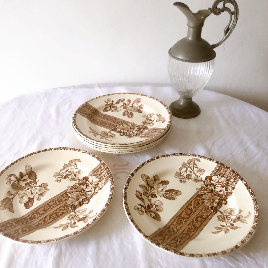 グランデポ　エミールブルジョワ　ディナープレート C フランスアンティーク食器