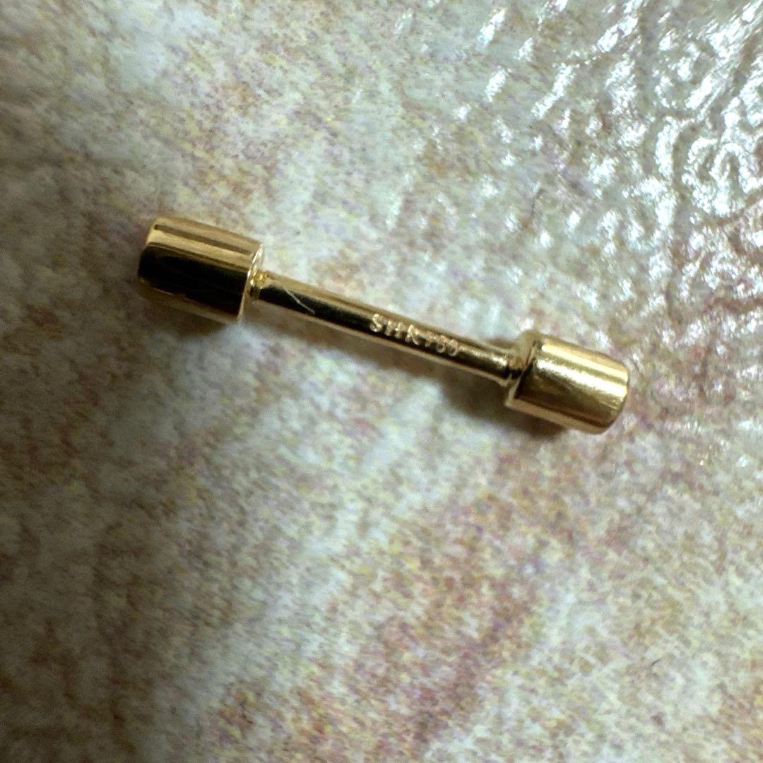 Shihara　シハラ　Twist pin　ダイヤモンド ピアス　18K