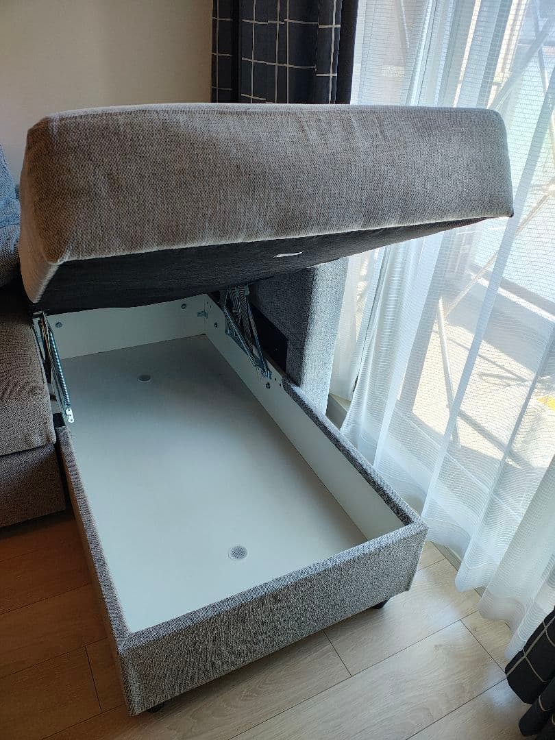 ★ここ★ニトリ L字型ソファベッド 収納付き