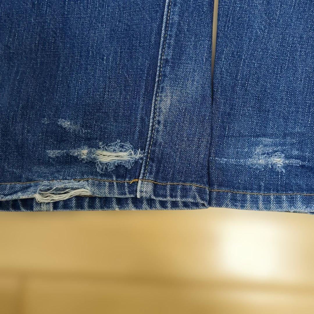 フルカウント 旧モデル 0105 W34ダークブルー ストレートデニム ジーンズ