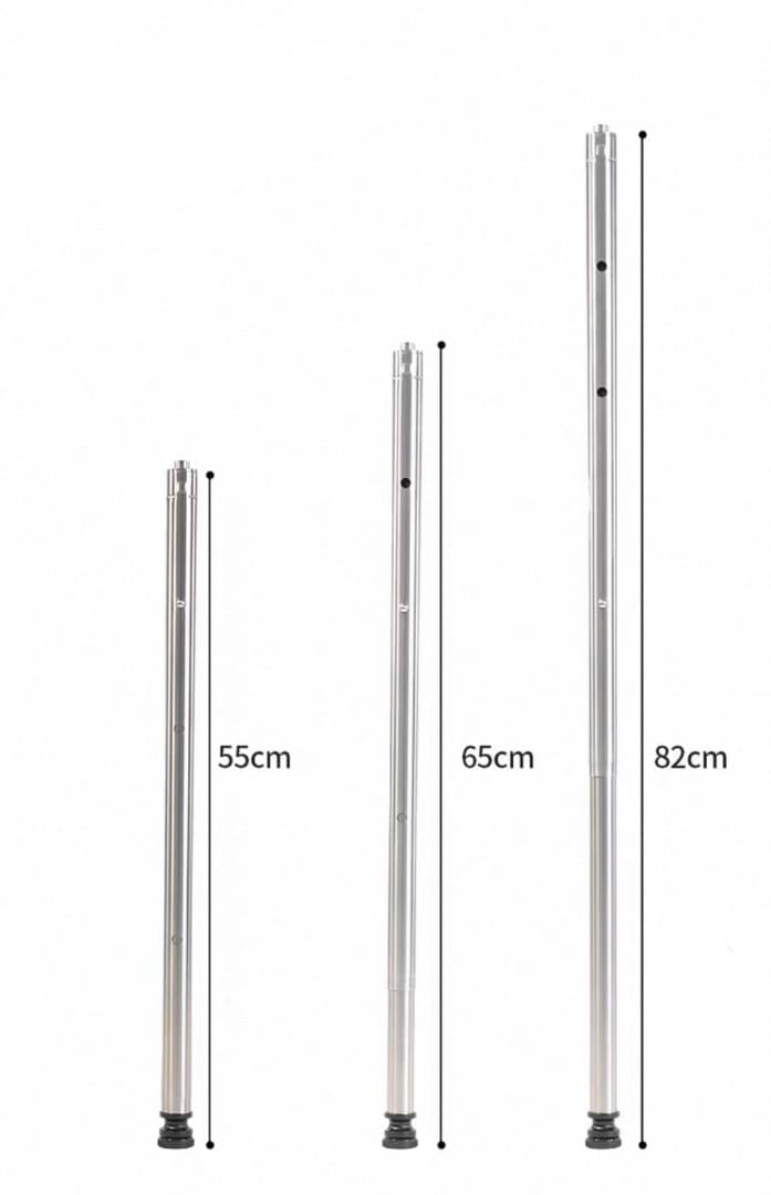 スノーピークIGT用3way 550・ 650・820 伸縮調整脚