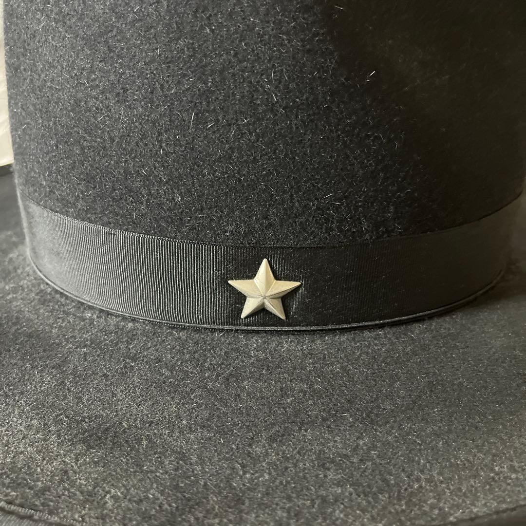 ショット×ステットソン ワンスター ファーハット ブラック 57cm