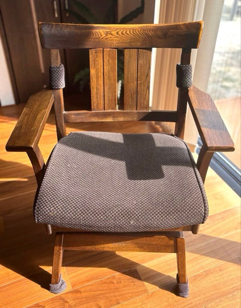 【処分間近】大塚家具 回転アームチェア 鳴門C-490KA