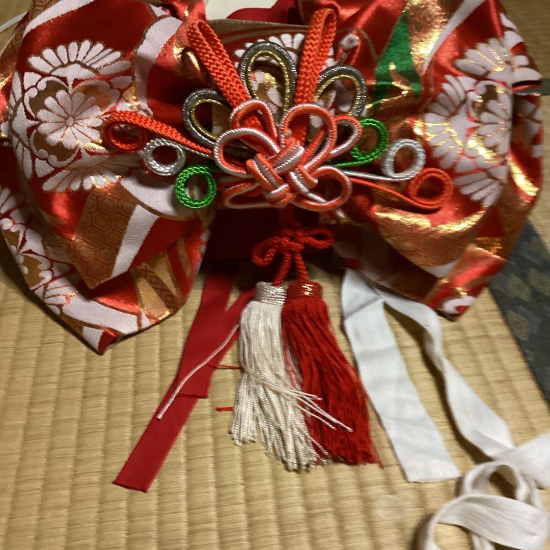 七五三七歳用のフルセット　帯幅18センチ 草履22センチ