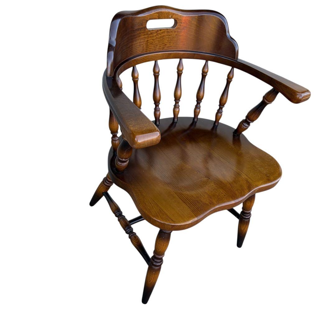 【極美品】飛騨産業 キツツキマーク ダイニングチェア