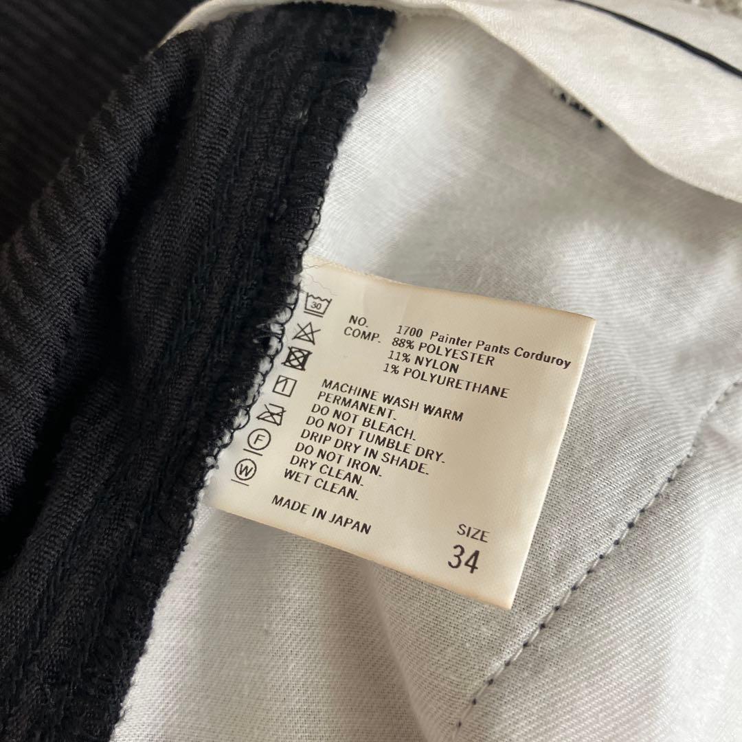 パンツ Painter C / CORDUROY BLACK 34