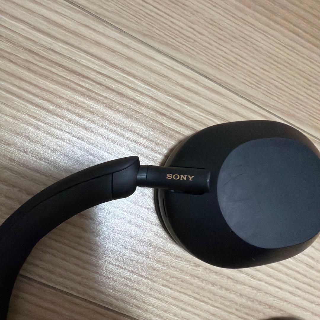 SONY ワイヤレスヘッドホン ブラック ケース付き