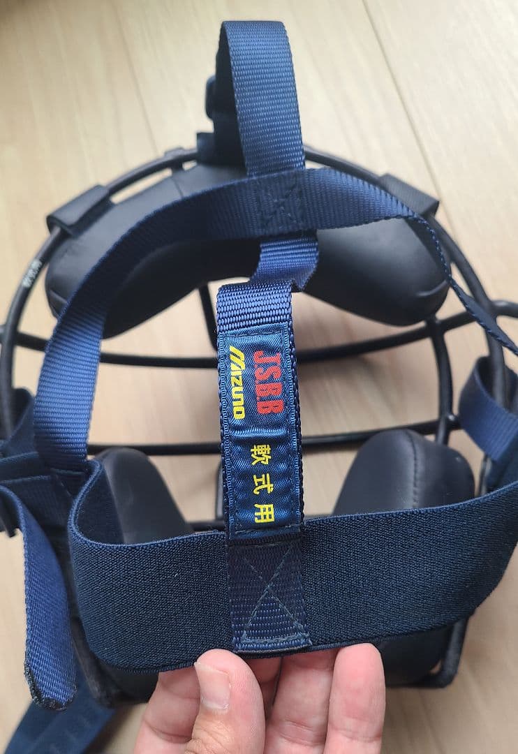 ZETT ミズノ 軟式野球用 キャッチャー防具 ネイビー