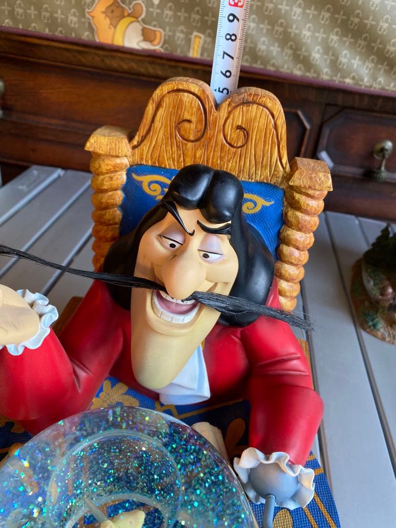 フック船長とティンカーベル　スノーグローブ　オルゴール　ピーターパン ディズニー