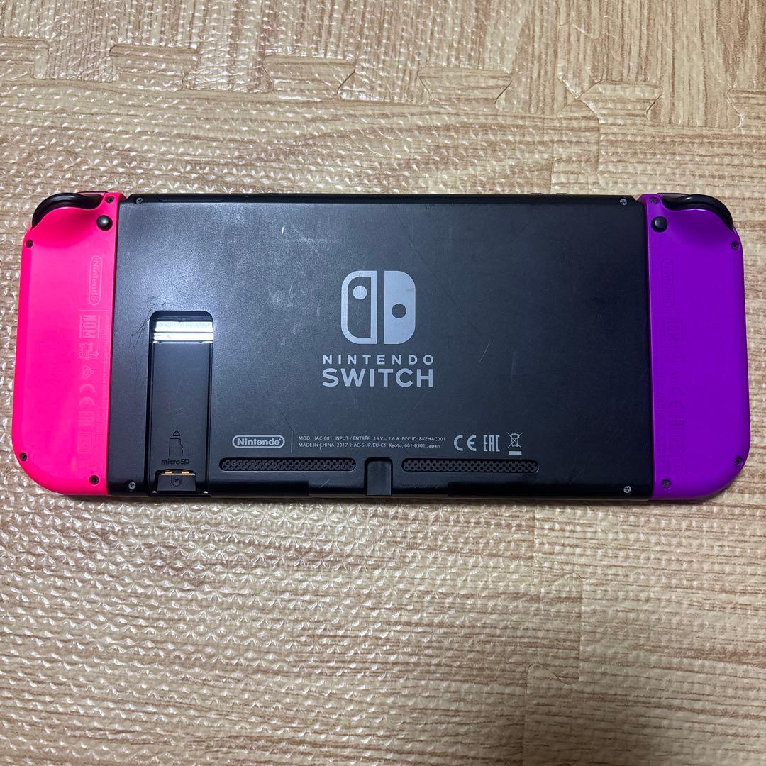 大人気　任天堂 Switch本体 ピンクと紫のJoy-Con のみ　used品