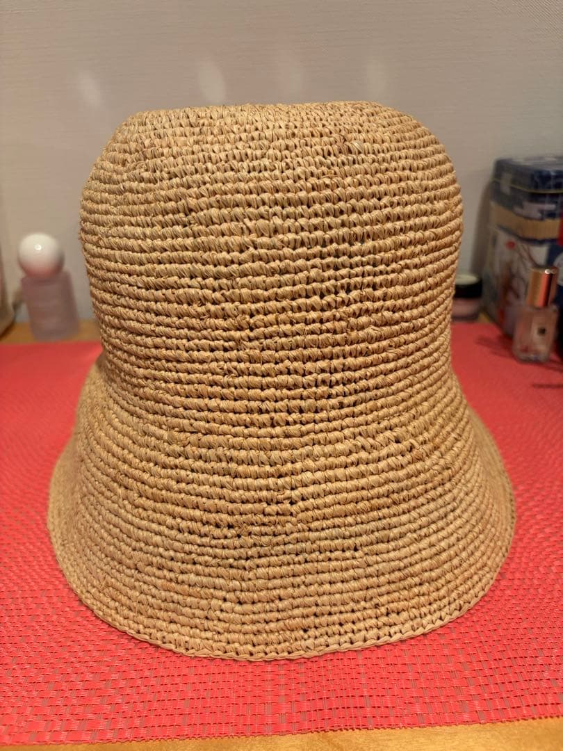 CELINE トリオンフ バケットハット / ラフィア