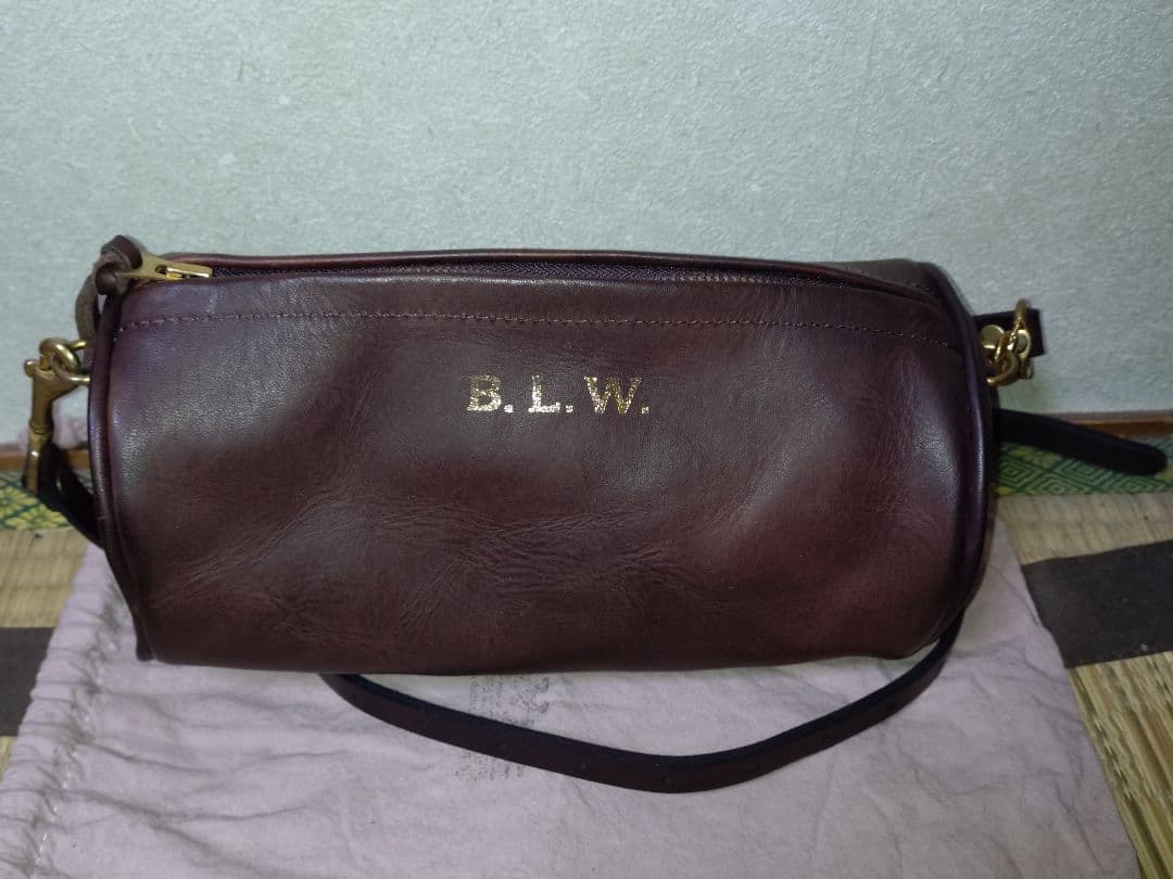 美品 VASCO ショルダーバッグ ドラムバッグ レザー ブラウン