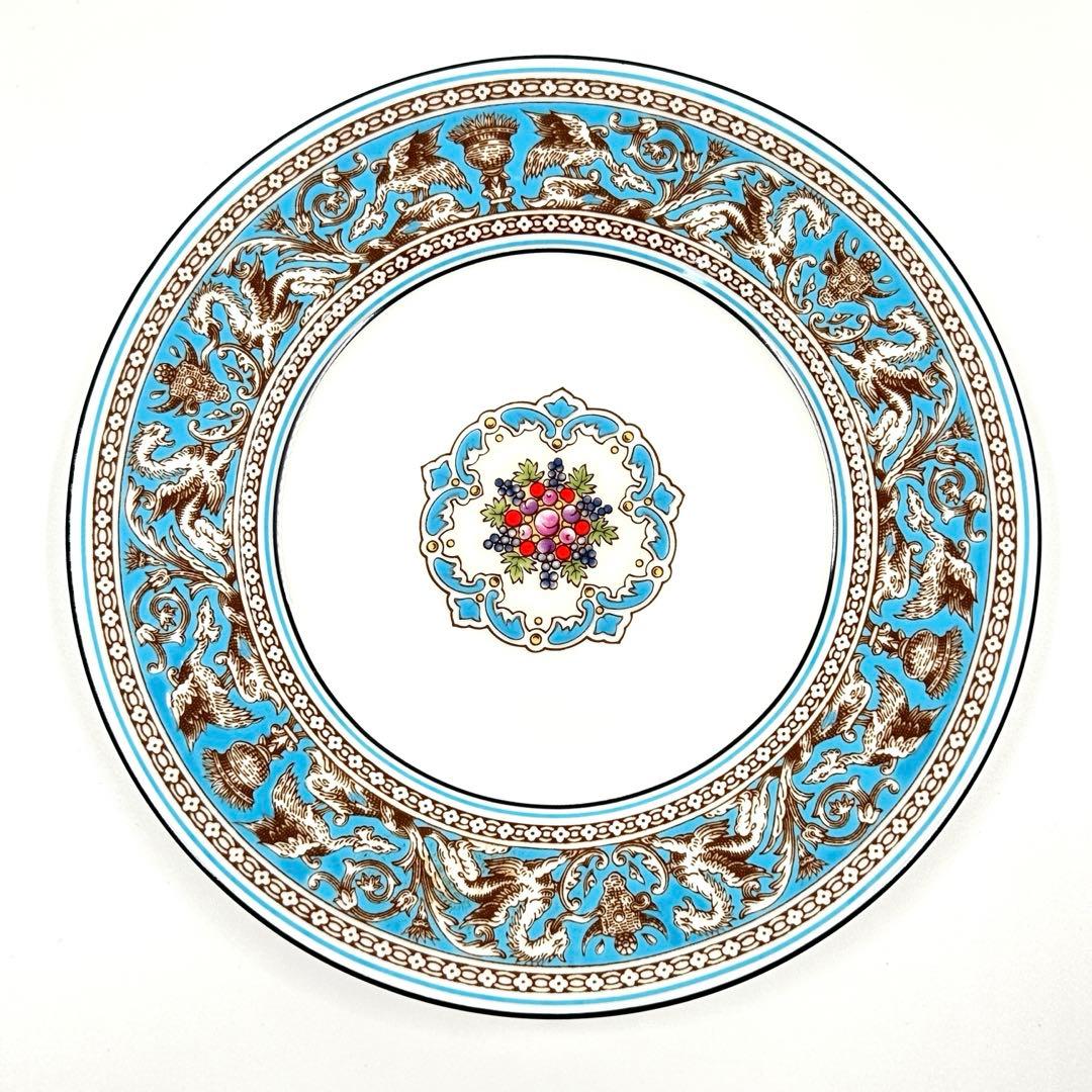 ウェッジウッド　フロレンティーン　ターコイズ　デザートプレート　17.5cm