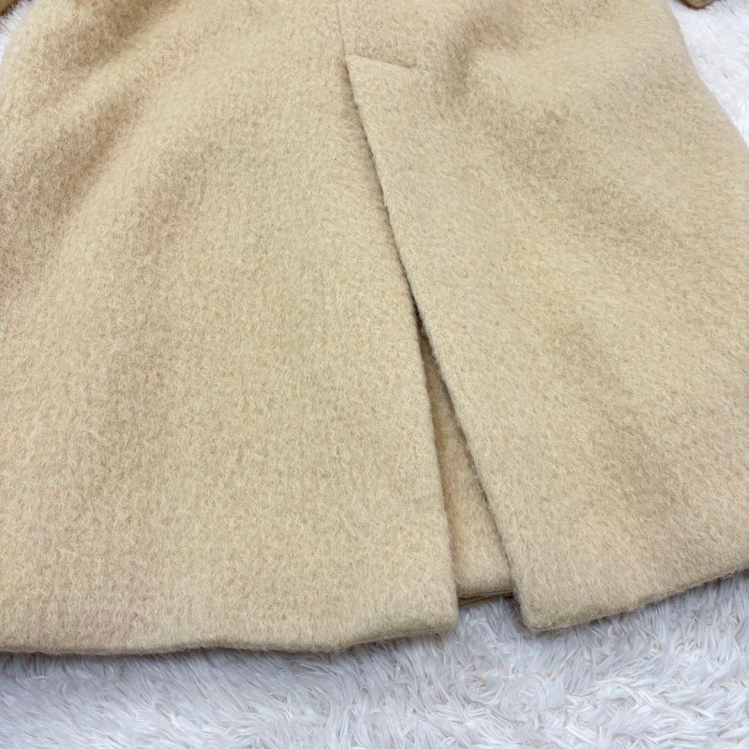 美品✨人気✨anuke Collarless Shaggy Coat ノーカラー