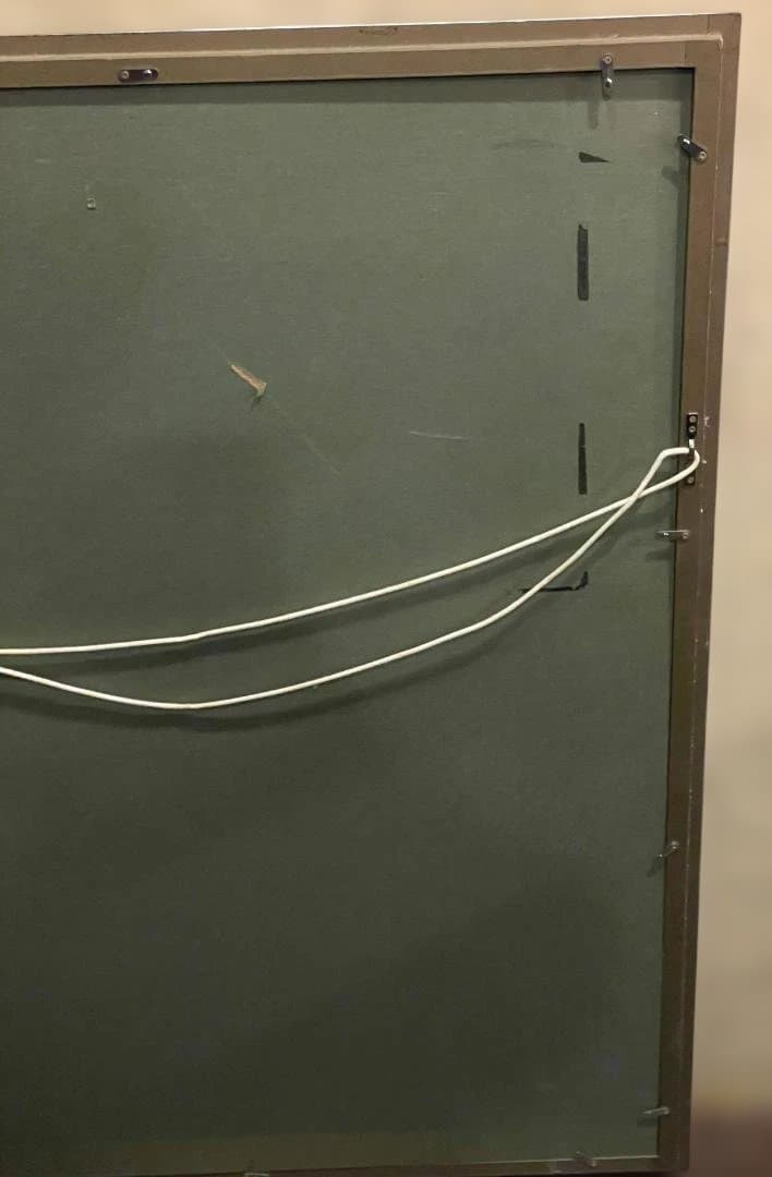 木製 フレーム 額縁 大型 絵画 写真 ポスター 展示 シルバー シンプル 美品