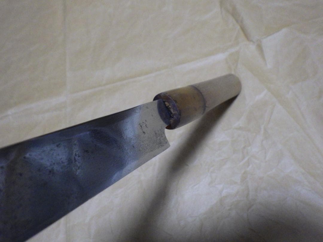 本焼★正本総本店/純日本鋼フグ引き包丁刃渡り270ｍｍ★　　209