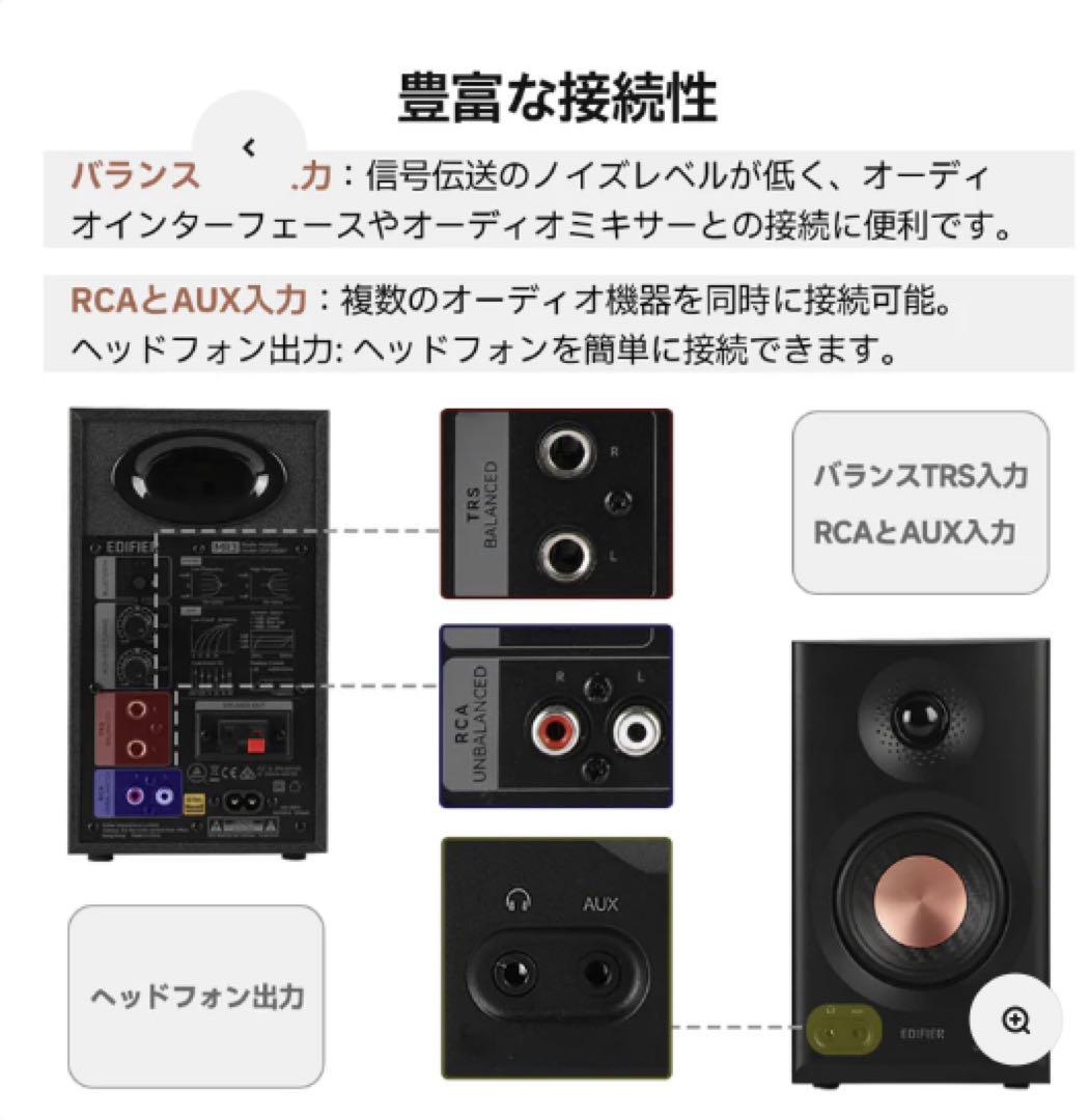 新品未開封　EDIFIER MR3 ホワイト スピーカー