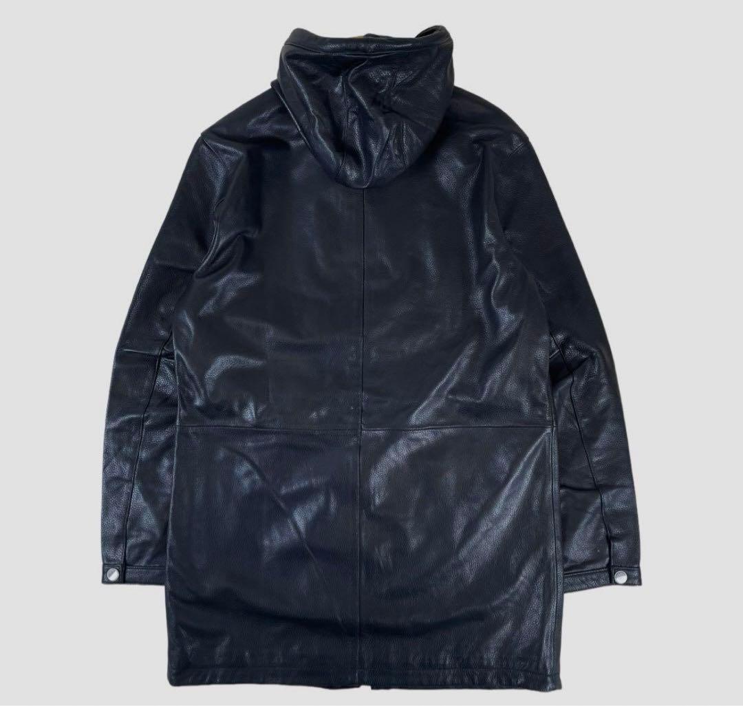 ROBERT CAVANI ラムレザーフードコート ブルガリア製 タグ付き美品