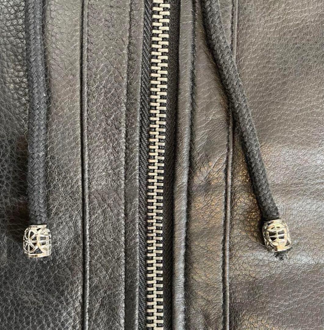 ROBERT CAVANI ラムレザーフードコート ブルガリア製 タグ付き美品