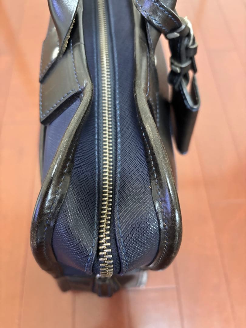 フェリージ　ビジネスバッグ　8637/2　オールレザー　紺ネイビー　保存袋付き