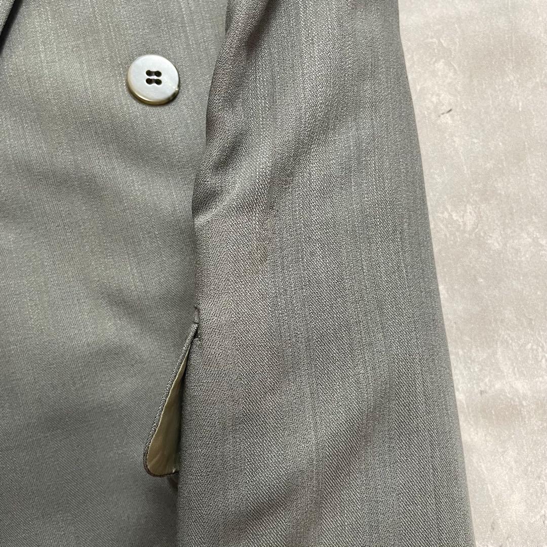 5点セット✨ アルマーニ セットアップ ダブル ピンズ ネクタイシャツ 緑 XL