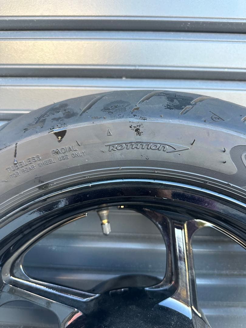 ゼファー1100 純正ホイールセット