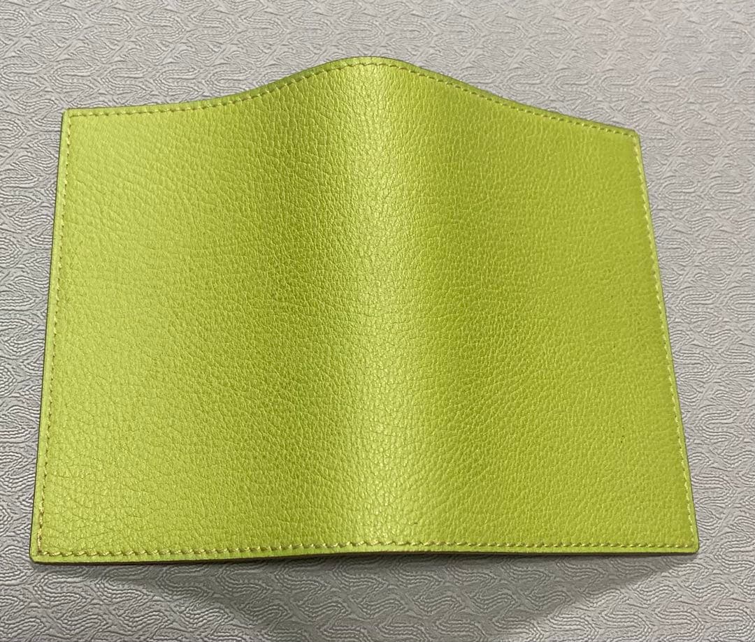 M5 システム手帳　カンダミサコ ライムグリーン　 シュランケンカーフ