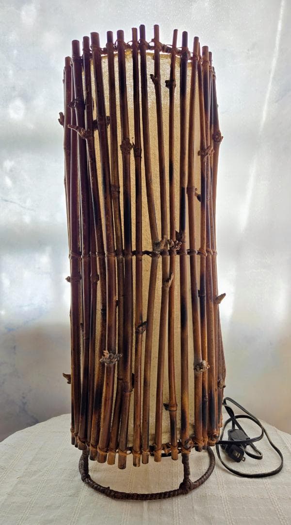 未使用!! 輸入雑貨 エスニック モダン アジアンインテリア ランプスタンド 9