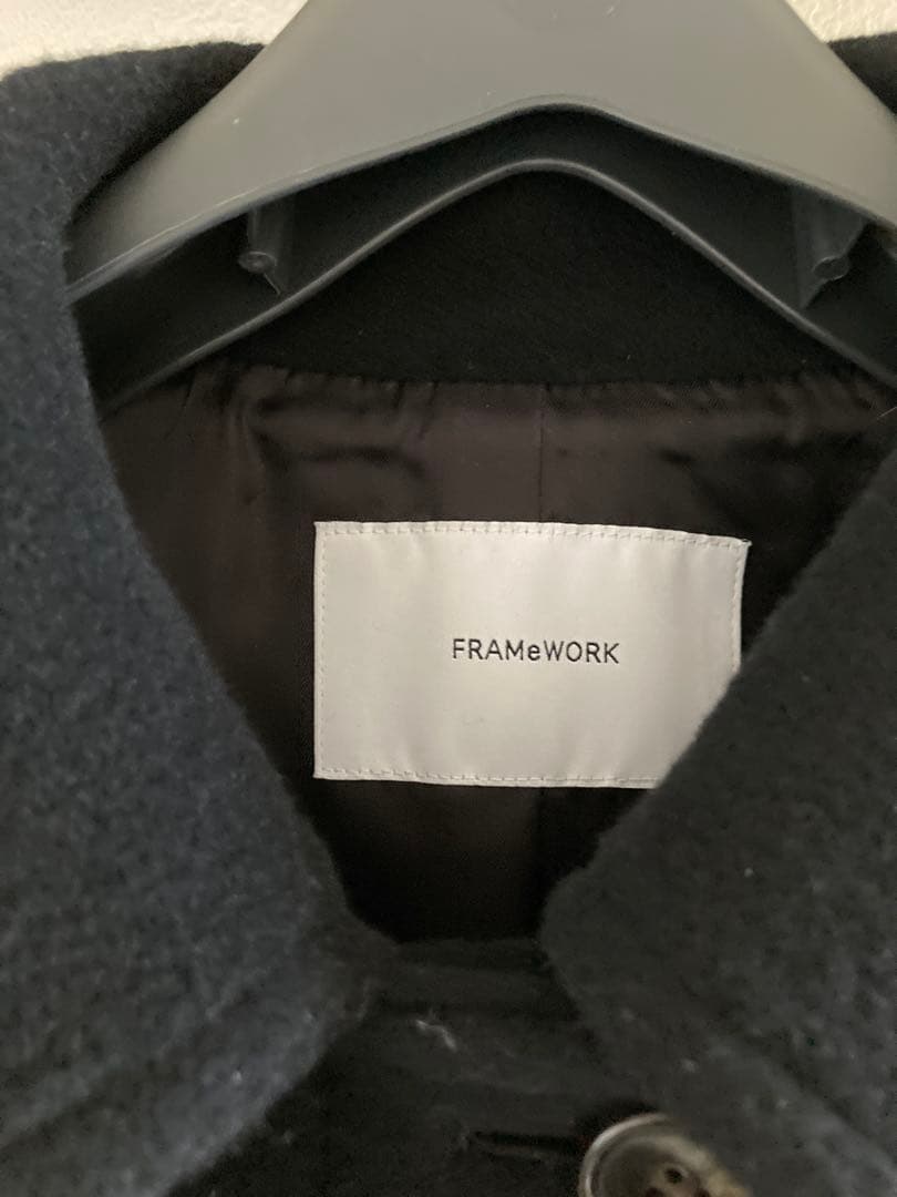 FRAMeWORK フレームワーク ラムウールMIXシャルムバルカラーコート