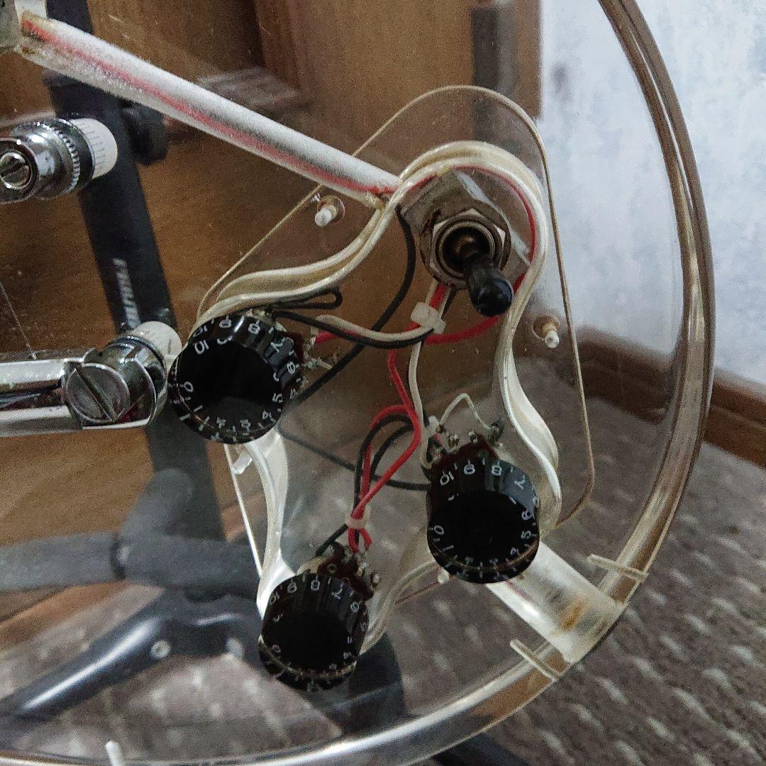 アクリル レスポールタイプ スケルトン シースルー エレキギター