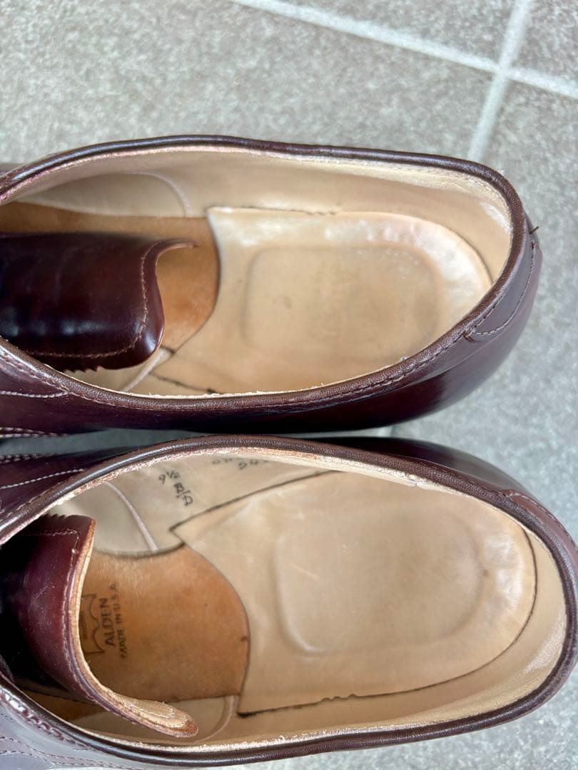 【貴重】Alden Vチップ US91/2【レア】コードバン